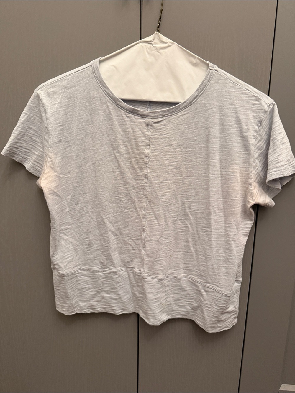 Women's Light Blue Short Sleeve Crewneck Tee